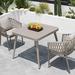 Corrigan Studio® Pieces Outdoor Patio Dining Table Chair Set, Patio Dining Rattan Chair, Outdoor Rattan Dining Table Set For Patio, Backyard, Balcony | Wayfair