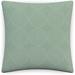 Bungalow Rose Square Pillow Cover Wool Blend/Microfiber/Satin/Chenille/Linen/Polyester/Linen Blend/Wool/Jute | 16 H x 16 W x 1 D in | Wayfair