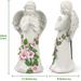 Trinx Gustina Angel Garden Statue Resin/Plastic in Green/White | 9 H x 4.5 W x 3.7 D in | Wayfair 8B75893EFED64BB2891F5AD213548FCC