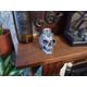 OOP out of production very rare goth witchy Vintage brand new in original box Alchemy Gothic ASS45 - Metalised Skull Candle Holder