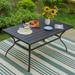 60" x 38" 6 Person Rectangular Outdoor Dining Table