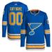 Men's adidas Blue St. Louis Blues Alternate Primegreen Authentic Custom Jersey