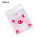 SANWOOD Candy Bags 100Pcs Candy Bag Cartoon Animal Pattern Snack Storage OPP Candy Chocolate Cookie Storage Seal Pouch for Supermarket