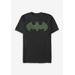 Men's Big & Tall Batman Clover Logo Graphic Tee by DC Comics in Black (Size XLT)
