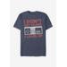 Men's Big & Tall Nintendo Level Up Controller Tee by Nintendo in Navy Heather (Size 4XL)