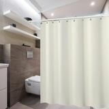 Big Clearance! Polyester Fabric Shower Curtain Liner Solid Hotel Quality Machine Washable Waterproof Shower Curtain Liner With Hooks