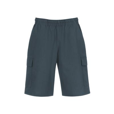 Jerseyhose TRIGEMA "TRIGEMA Cargo-Bermuda aus 100% Baumwolle", Damen, Gr. 4XL, US-Größen, grau (anthrazit), 100% Baumwolle, sportlich, Hosen Image