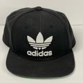 Adidas Accessories | Black Adidas Snap Back Hat With Green Under Bill | Color: Black/White | Size: Os