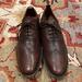 Burberry Shoes | Burberry Men’s Wingtip Shoes Cognac Size 10 1/2 Beautiful Made In Italy | Color: Brown | Size: 10.5