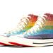 Converse Shoes | Converse Pride X Miley Cyrus | 6.5m/8.5/9w | Chuck 70 Rainbow High Top Sneaker | Color: Purple/Red | Size: 6.5