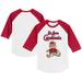 Infant Tiny Turnip White/Red St. Louis Cardinals Teddy Boy Raglan 3/4 Sleeve T-Shirt