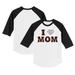 Youth Tiny Turnip White/Black San Francisco Giants I Love Mom 3/4-Sleeve Raglan T-Shirt
