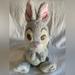 Disney Toys | Disney Parks Baby Thumper Plush Bambi Bunny Rabbit 13" Gray Stuffed Animal | Color: Gray/White | Size: 13"