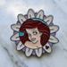 Disney Jewelry | Ariel From The Little Mermaid Flower Disney Pin | Color: Purple/Red | Size: Os