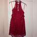 Free People Dresses | Free People Lace Dress | Color: Pink/Red | Size: 2