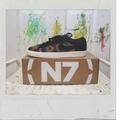 Nike Shoes | Nike Blazer Low N7 Black Citron Multi Colored Suede Geometric Mens 8.5 Shoes | Color: Black/Orange | Size: 8.5