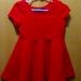 Polo By Ralph Lauren Dresses | Euc Polo Fit And Flare Dress T Shirt Dress 2t Girls Casual Stretchy Knit | Color: Red | Size: 2tg