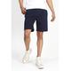 Brave Soul Mens Dark Navy 'Tarley' Basic Fleece Shorts Cotton - Size Large