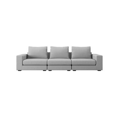 Braxton 3-Piece Sofa Gray