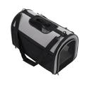 Pet Carrier Freedom with Side Extension Black & Grey 50x29x32cm (LxWxH)