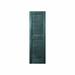 Plastic Development Group 14 x 67 Inch Exterior Vinyl Louvered Shutters, Green