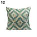 SANWOOD Pillow Case Colorful Paisley Geometric Linen Pillow Case Car Sofa Cushion Cover Home Decor