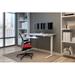 Humanscale Float Height Adjustable Standing Desk Metal in Gray | 48 W x 30 D in | Wayfair FTSR433048GYF