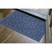 Matterly WaterHog Fall Day Indoor Outdoor Door Mat Synthetics in Blue/Black | 35 H x 23 W x 0.375 D in | Wayfair 866610023