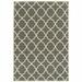 HomeRoots 507392 2 x 4 ft. Charcoal Geometric Stain Resistant Indoor & Outdoor Rectangle Area Rug