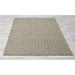 HomeRoots 517472 8 x 10 ft. Gray Chevron Handmade Indoor & Outdoor Rectangle Area Rug