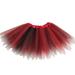adviicd Girls skirts Baby Clothes Girls Chiffon Retro Long Maxi Skirt Beach Ankle Length Skirt Red One Size