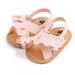 Baby Girls Sandals Summer Wedding Dress Flats Shoes Infant Newborn Crib Footwear First Walkers Prewalkers