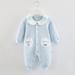 One Piece Baby Clothing Baby Sleeping Bag Cotton Triple Warm Clothes Baby Wearable Blanket Thickening Climbing Clothes Jumpsuit