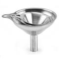 3 Pieces Stainless Steel Funnels Set Canning Funnel Fine Mesh Strainer Mesh Filter with Handle