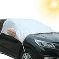 Tohuu Windshield Snow Cover Thickness Snow Protector Covers with Side Mirrors Cover General Easy to Install Vehicle Protective tools for Car SUV CRV Trucks and More No Scratches grand