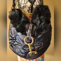 Coach Bags | Coach Vintage Quilted Shoulder Bag With Rabbit Fur. Hobo Shoulder Bag *Guc* | Color: Black | Size: Os