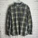 Carhartt Shirts | Carhartt Mens Gray And Yellow Plaid Flannel Shirt Size Xl Relaxed Fit | Color: Gray/Yellow | Size: Xl