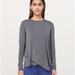 Lululemon Athletica Tops | Like New Lululemon Athletica Sweetest Day Tencel Long Sleeve | Color: Gray | Size: 10