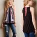 Anthropologie Tops | Anthropologie One September Beaded Nala Swing Tank Sz S Boho Halter Top | Color: Black/Red | Size: S