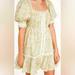 Anthropologie Dresses | Anthropologie Love The Label Xs Cottagecore Floral Babydoll Dress | Color: Green/Pink | Size: Xs