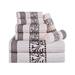 Blue Nile Mills BNM Assorted 6-Piece Cotton Modern Decorative Towel Set 100% Cotton | 14 W in | Wayfair BNM ATHN 6PC SET-IVCH