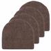 Sweet Home Collection Outdoor Chair Pad Polyester in Gray/Brown | 16 W x 17.1 D in | Wayfair UMLD-CHPAD-CF-4P