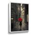 Wade Logan® Red Rain Photograph on Canvas Canvas, Cotton in Black/Red | 32 H x 48 W x 2 D in | Wayfair F8D07045A6384845882C96A61A307D09