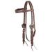 Cashel Guns and Roses Browband Headstall - Chocolate - Smartpak