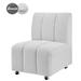 Letticia Fabric Accent Chair w/ KD Casters - New Pacific Direct 1250042-563