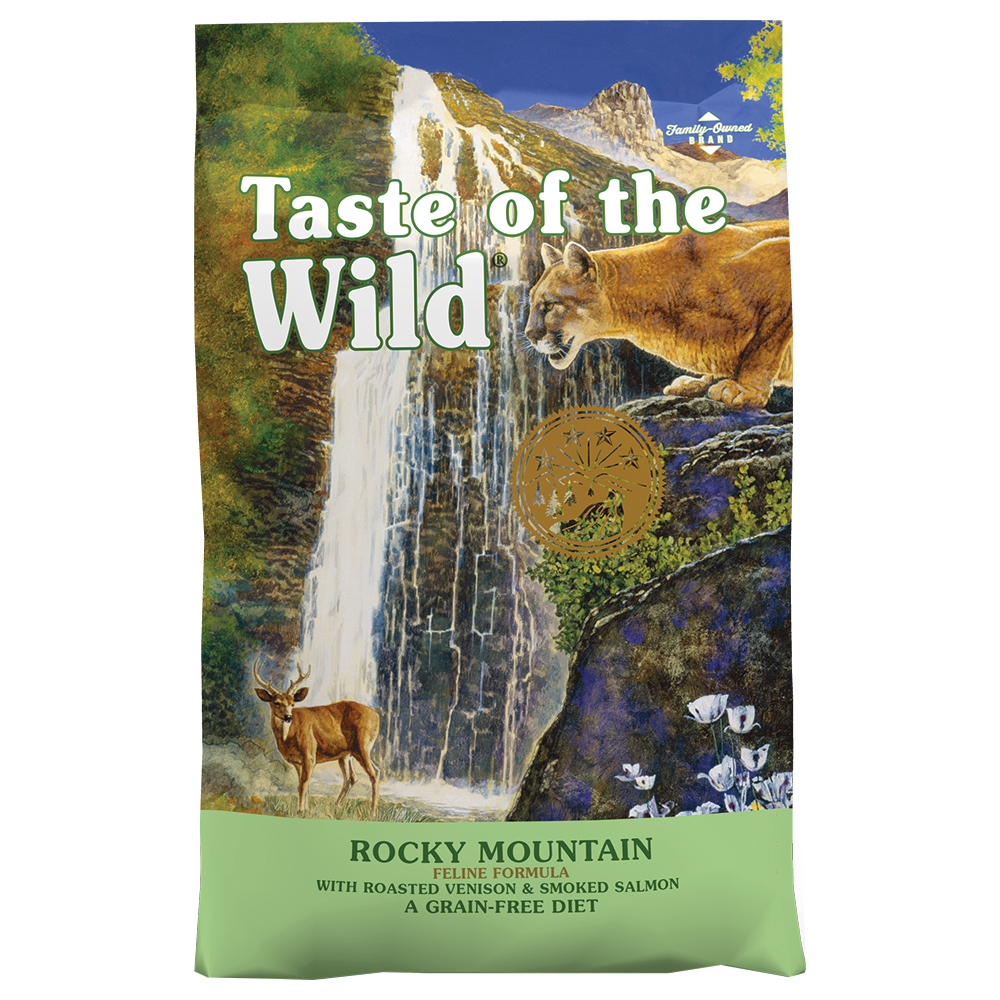 Multipack risparmio! 2 x 2 kg Taste of the Wild Crocchette per gatti - Rocky Mountrain Feline