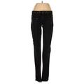 Joe's Jeans Jeans - High Rise Skinny Leg Denim: Black Bottoms - Women's Size 24 - Black Wash