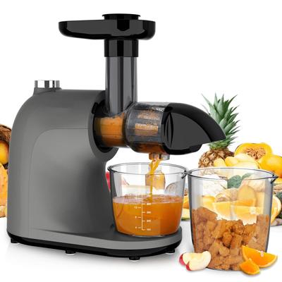 Slow Masticating Juicer for Vegetable and Fruit,Grey