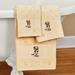 3-Piece Embroidered Dog Breed Specific Bath Towel Set - 9.500 x 5.500 x 4.000