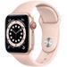 Restored Apple Watch Series 6 40mm GPS Cellular Aluminum Gold Case Pink Sport Band (Refurbished)